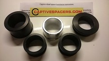 Yamaha YZF R1 R1M 2015 - 2024 Captive wheel Spacers.  Lightweight set.