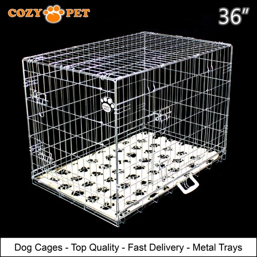 Dog cage inch silver puppy - dog,