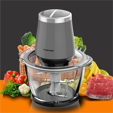 ELESTYLE 500W Electric Food Chopper CP-6088 4 Blades for Meat Vegetable Fruit