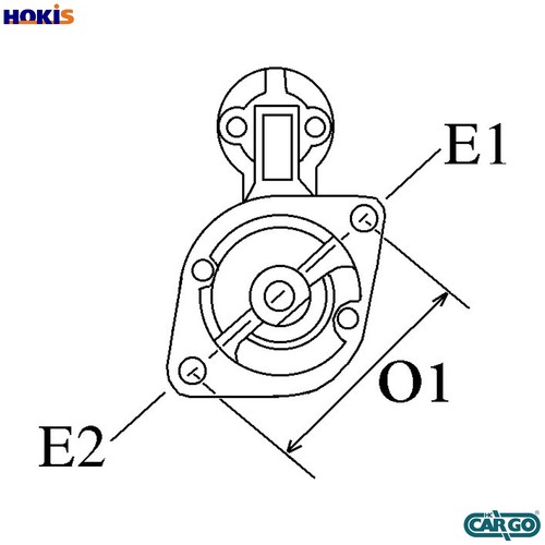 Starter 032 114 094 - for, vw