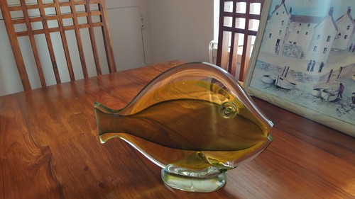 Glass angel fish - glass,
