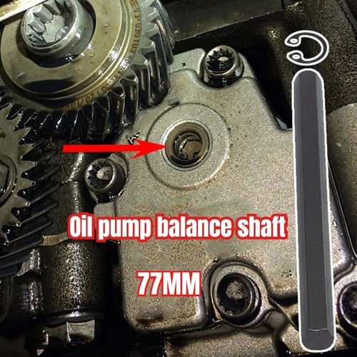 Oil pump drive key for - pump,