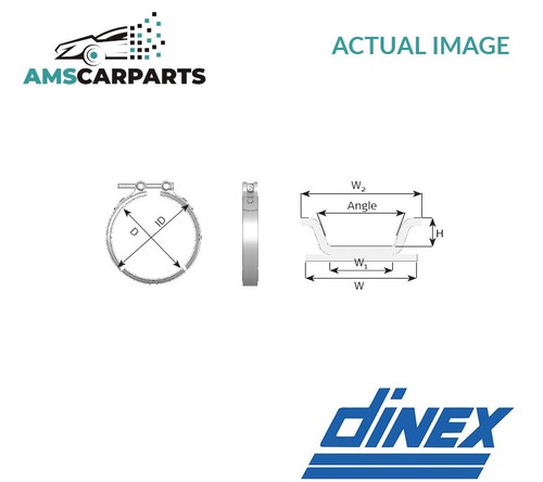 Exhaust system clip clamp - system,