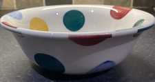 EMMA BRIDGEWATER  BIG POLKA DOTS CEREAL BOWL - brand new 1st quality