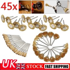 45 Pcs Steel Wire Brass Brush