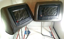 Pair Forj DVD72HR Headrest DVD