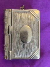 Book Design,metal Vesta Case and Stamp Holder.