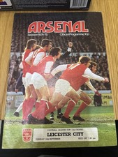 Arsenal Football Programmes From 1974/75 Season - Bundle Of 7 - Good Condition