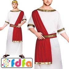 Wicked Greek Roman Emperor Toga Adults Mens Fancy Dress Costume