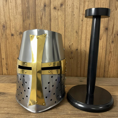 Templar crusader helmet - templar,
