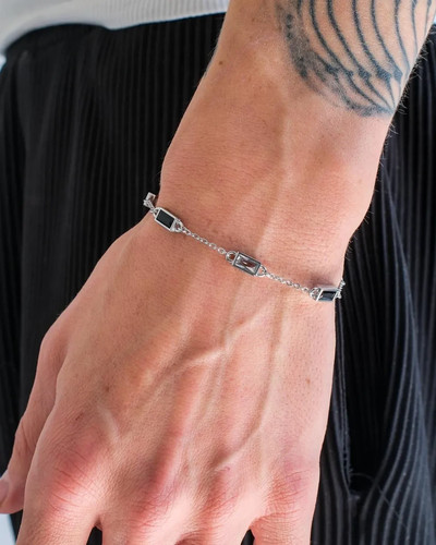 Black onyx diamond - &, 14k