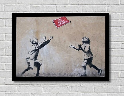 Banksy ball games - banksy, no