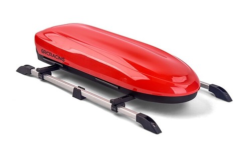 Grc red roof box - red,