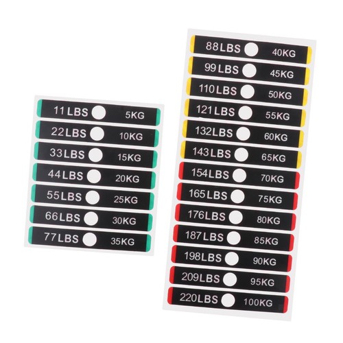 Weight stickers self adhesive - stickers,