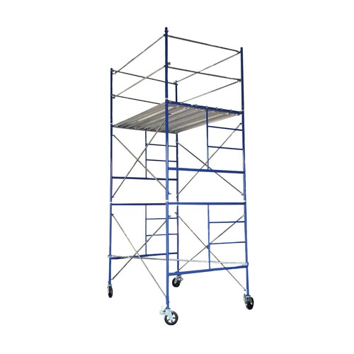 Foot rolling scaffold tower - 10-foot,