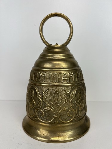 Vintage large cast brass bell - large,