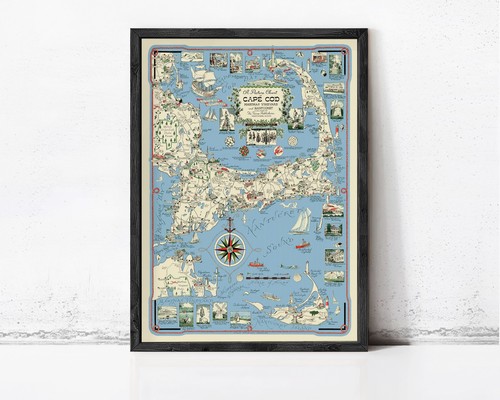 Old map cape - of,