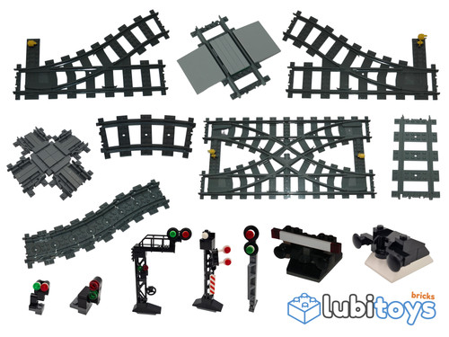 Lego train tracks - tracks,