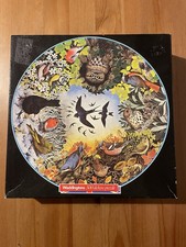 Vintage 1985 Waddingtons Garden Birds 500 Piece Deluxe Circular Jigsaw Puzzle