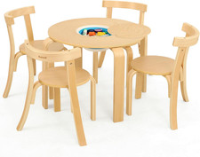 Kid round Table and 4 Chairs