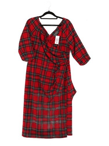 Bombshell wrap midi dress uk14 - wrap,