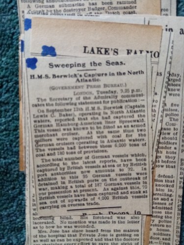 El101 ephemera 1914 ww1 - ephemera,