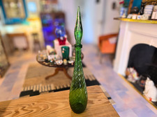 Vintage green glass large - vintage,
