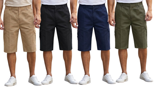 Mens shorts cargo - mens, 3/4