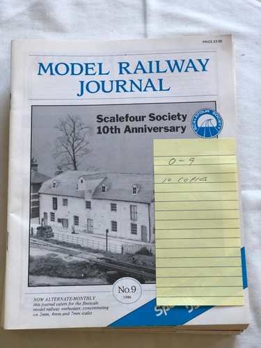 Model railway journal nos 0 - journal, nos.