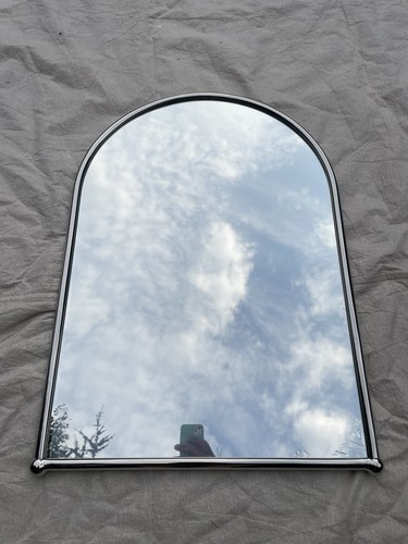 Chrome wall mirror art - –,