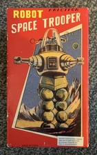 Friction Robot Space Trooper Collectable Mechanical Tin Plate Fully Working VGC
