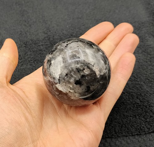 Larvikite sphere black - sphere,