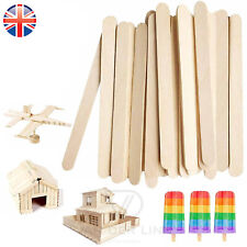 VDL WOODEN LOLLY STICKS NATURAL CRAFTS MODEL MAKING KIDS BUILDING 10 to 10000