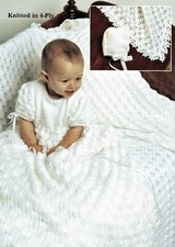 Baby Christening shawl gown