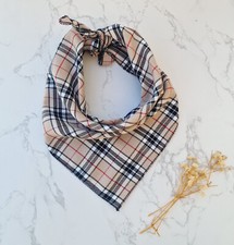 Barkberry Plaid Beige Dog