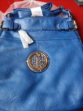 Nicole Brown Blue Cross Bag