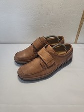 Clarks Flexlight Leather Shoes Size UK 7 EU 41  Tan Brown 