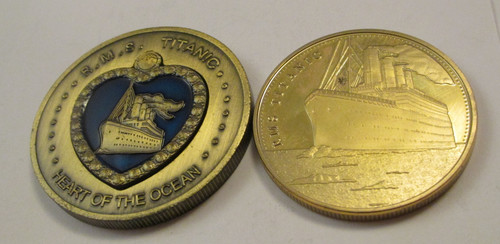 Two titanic medals - r.m.s.,