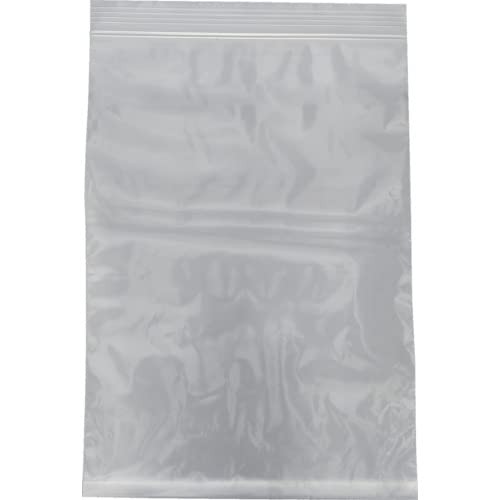 Zippered poly bags - poly, 0.08mm
