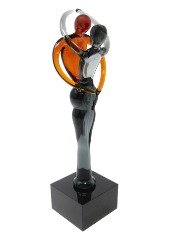 Murano art glass abstract - murano,