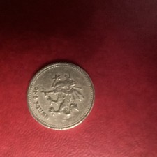 1995 UK Welsh Dragon £1 One Pound Nickel Brass Coin - Circulated
