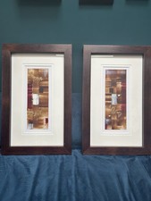 Orla May - Two Mounted Original Abstract Paintings