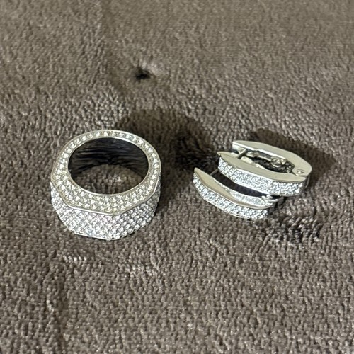 Swarovski ring and earring - ring,