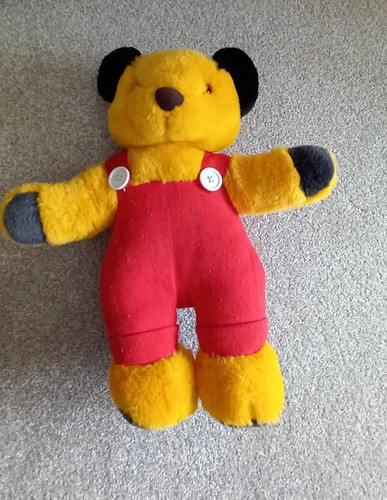Sooty plush puppet - plush, soft