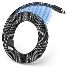 Magnetic USB C To Type C 1M Cable Self Coiling Flat 60W Fast Charging 480Mbps