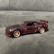 Hot wheels COLOR SHIFTERS NISSAN SKYLINE GT-R R32 CUSTOM SPLIT RIMS WHEEL SWAP
