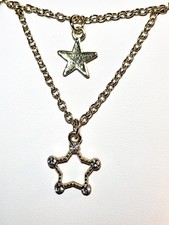 Gold Star Necklaces 18" Yellow