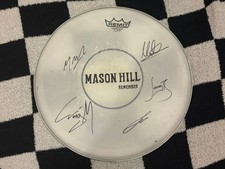Signed MASON HILL Snare Drum Skin