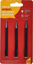 New 3 Pc Centre Punches Set