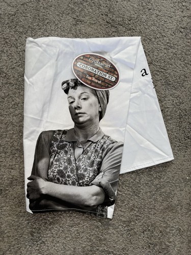Coronation tea towel hilda - coronation,